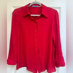 Alice and Olivia button down. Size Small